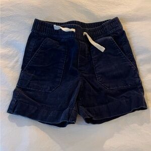Janie and Jack Navy Corduroy Shorts Size 2T